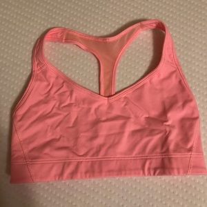 VS light pink sports bra